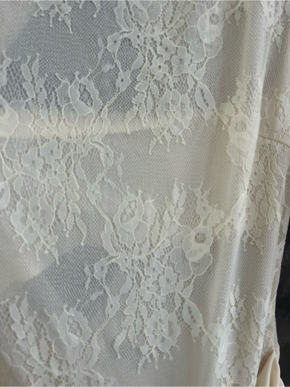 NWT Lulus Nadina Pale Yellow Lace Long Sleeve Maxi Dress - Picture 10 of 16